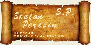 Stefan Perišin vizit kartica